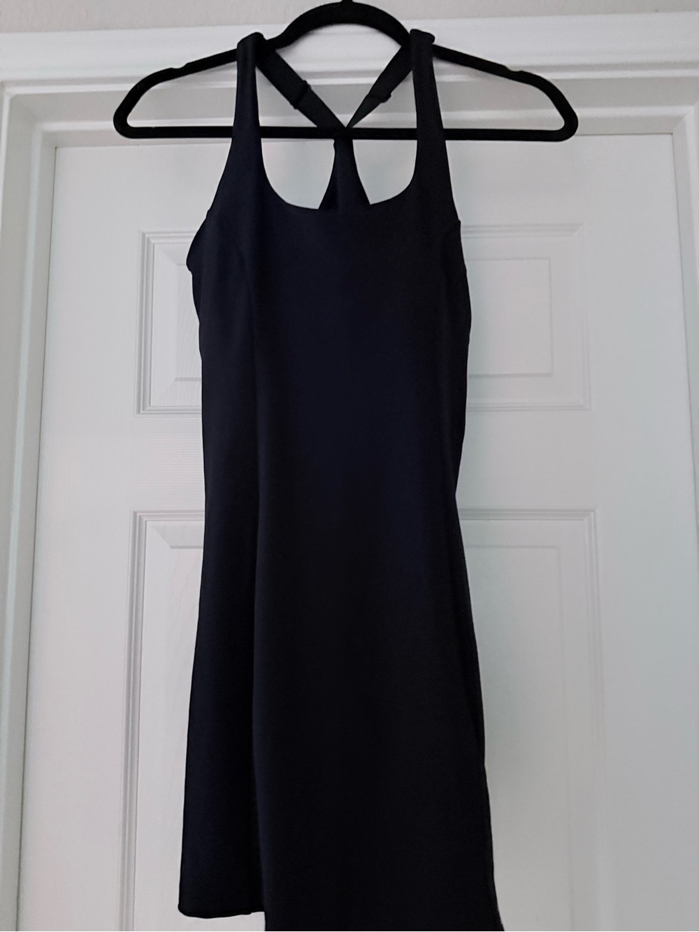 Victoria's Secret Black Racerback Midi Dress